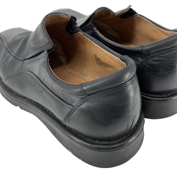 Mens Cambridge Classics Black Loafers 12 Bobby Leather 3862 - Picture 4 of 9